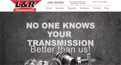 Desktop Screenshot of landrtransmissions.com